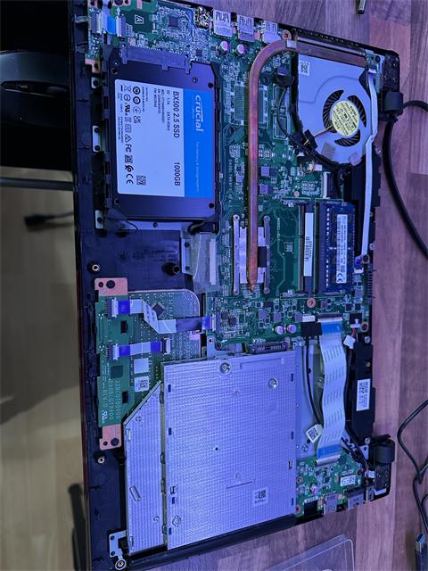 Notebook mit neuer SSD