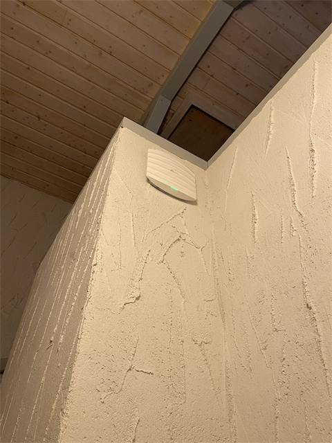 Access-Point unter der Dachschräge
