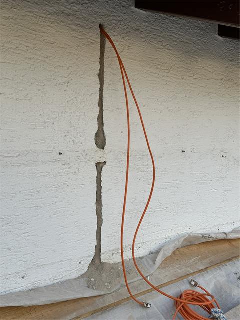 Kabel in der Wand verlegen