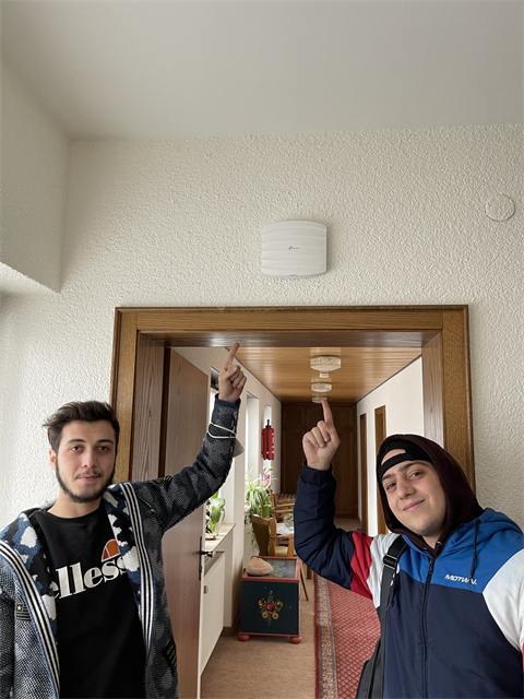 Access-Point montiert