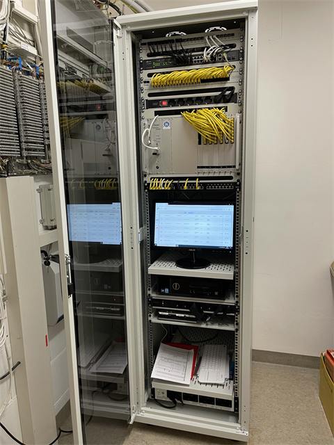Serverschrank mit Patchfeld