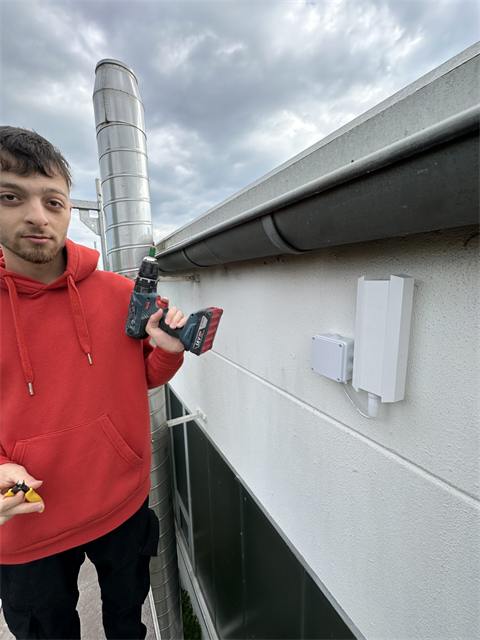 Montage des Außen-Access-Points